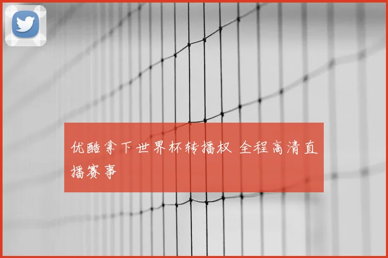 优酷拿下世界杯转播权 全程高清直播赛事