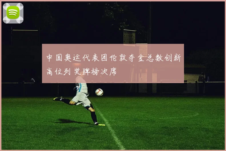 中国奥运代表团伦敦夺金总数创新高位列奖牌榜次席